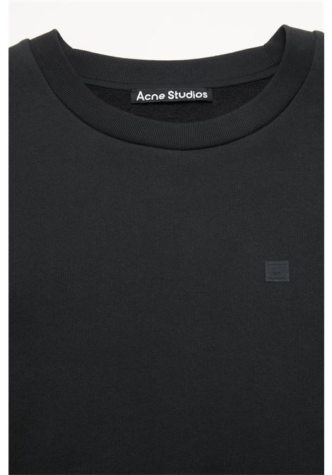 felpa girocollo unisex nera ACNE STUDIOS | CI0187900